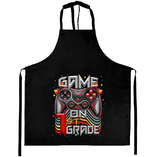 1st Video Game Boy Aprons Video Game Back to School