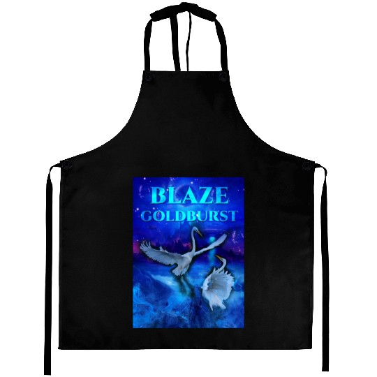 Blaze Goldburst Fantasy Book Birds Animals Fight Aprons