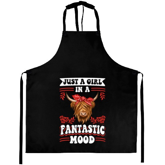 Scottish Highland Cattle Cow Aprons