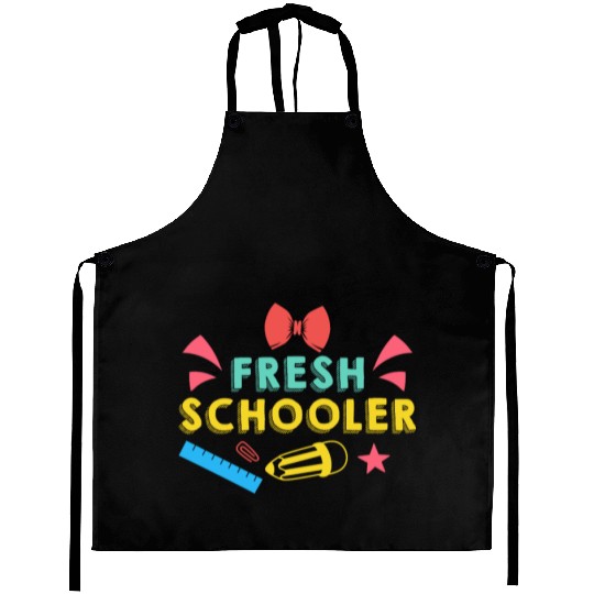 Preschool Kids Back to School Fresh Schooler Aprons