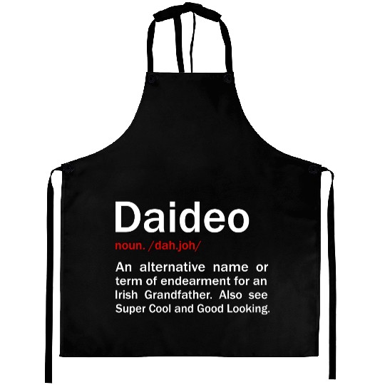 Daideo Irish Grandfather Irish Grandad Aprons