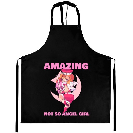 ANIME GIRL - AMAZING NOT SO ANGEL GIRL Aprons