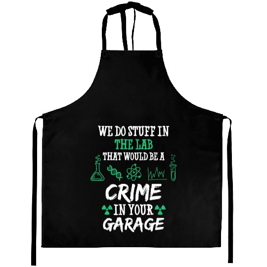Science Chemist We Do Stuff Student Chemistry Aprons