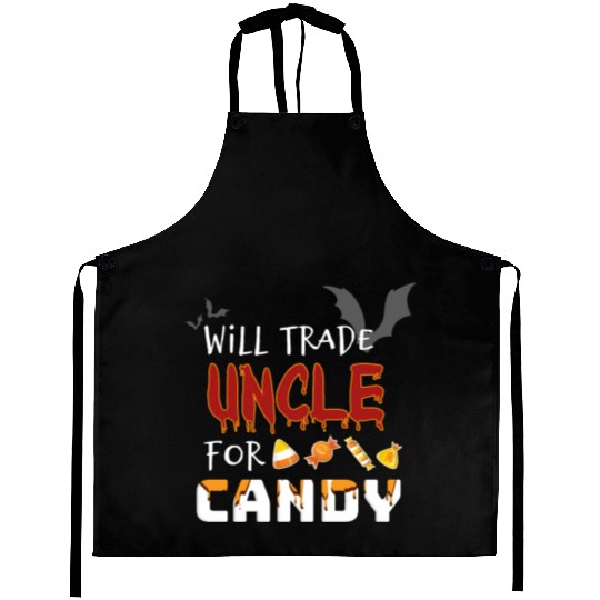 Funny Trick or Treat Costume, Will Trade Uncle Aprons
