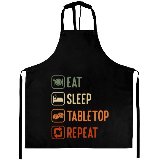 Tabletop Dice Parlor Game Aprons