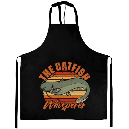 Catfish Whisperer Funny Fishing Humor For A Aprons