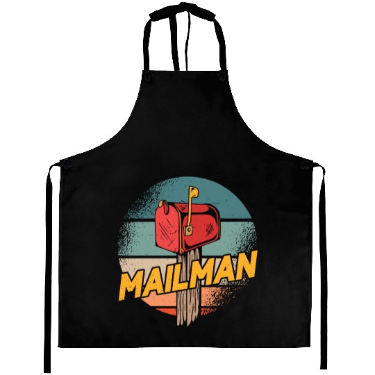 Mailman Mail Courier Postman Postal Worker Aprons