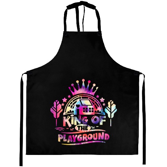 King of the Playground Back to School Aprons