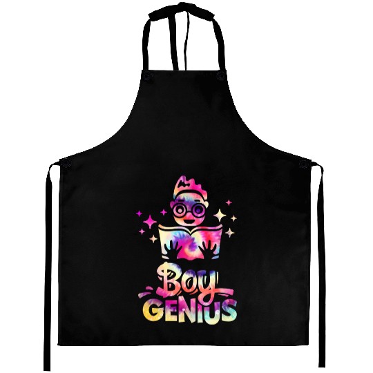 Boy Genius Back to School Aprons