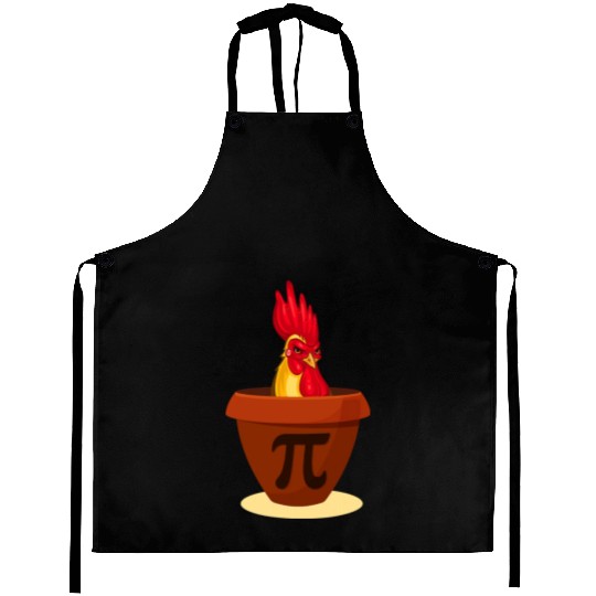 Funny Chicken Pot Pie Aprons Chicken Pi day