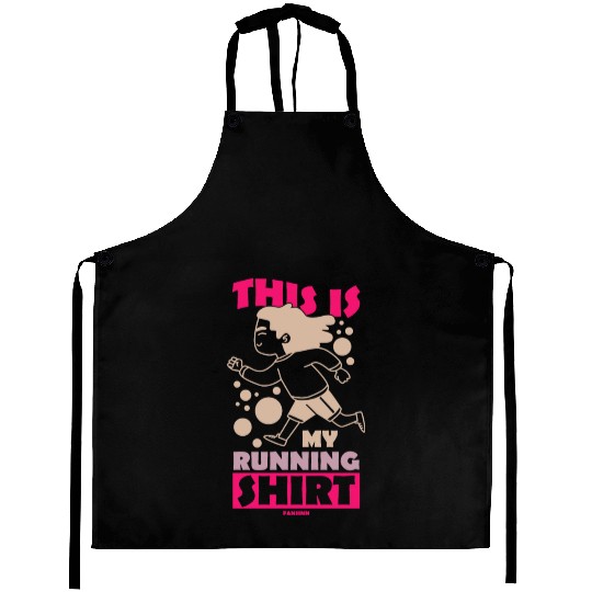 Run jogging sport race training gift Aprons