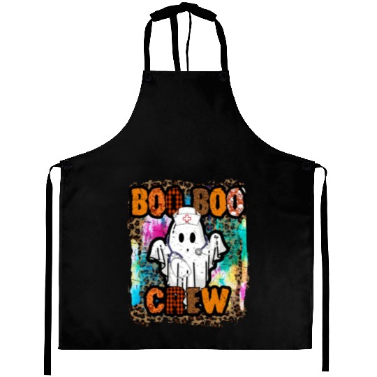 Halloween Boo Boo Crew Tie Dye Aprons