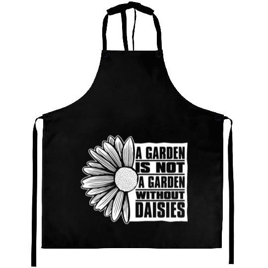 Daisy Garden Gardening Gardener Aprons