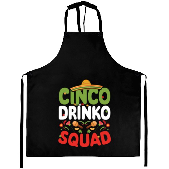 Cinco De Drinko | Bourbon Drinker Aprons | Whisky