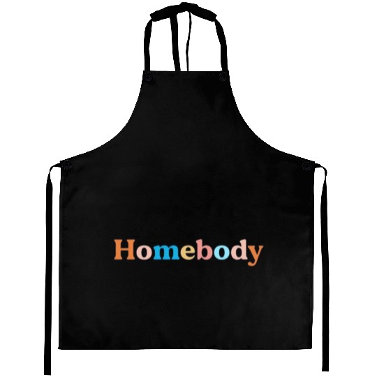 Retro Homebody Rather Be Inside Vintage Introvert Aprons