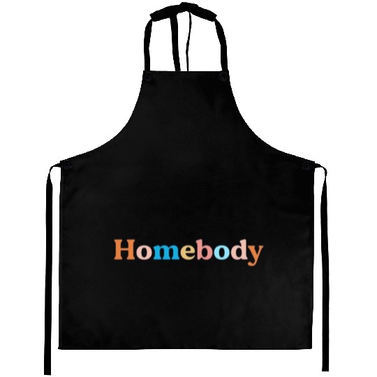 Retro Homebody Rather Be Inside Vintage Introvert Aprons