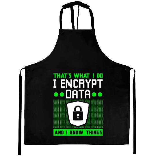 Cyber Security Expert Encryption Aprons