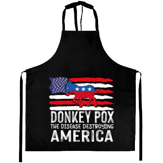 Donkey Pox The Disease Destroying America Funny Aprons