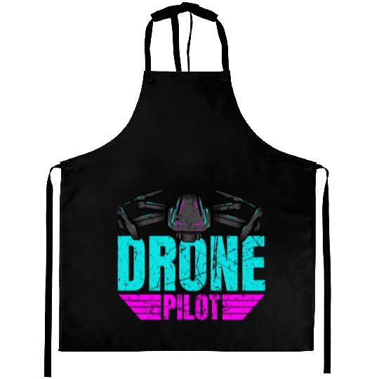 Drone Drone Pilot Drone Operator Quadrocopter Aprons