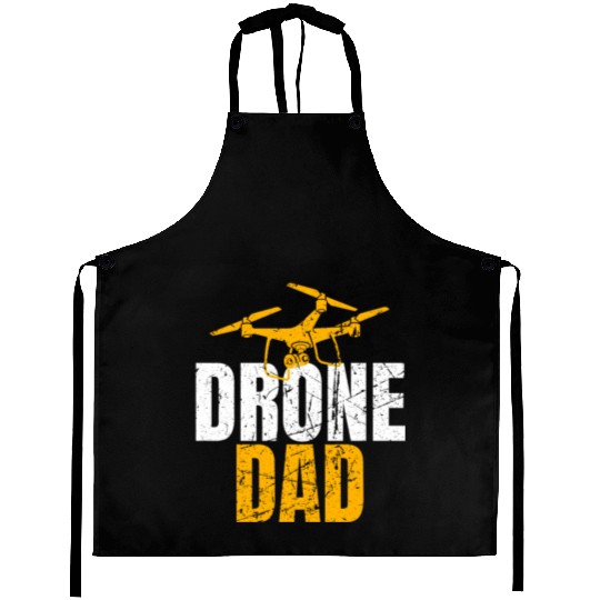 Drone Dad Drone Pilot Drone Operator Quadcopter Aprons