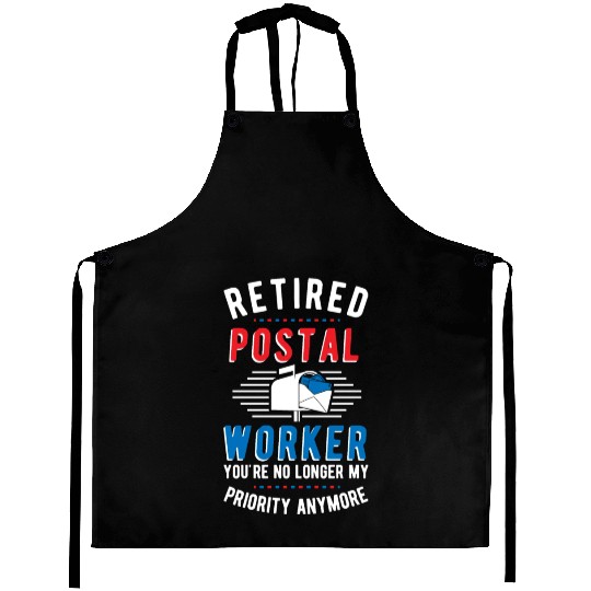 Retired Postal Worker Retirement Mailman Postman Aprons