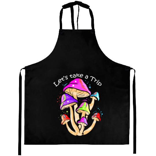 Space Shroom - Magic Mushroom Aprons