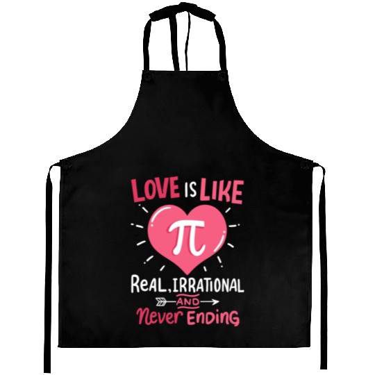 Funny Valentines Day Gift for Him Her Love Is Aprons