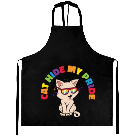 Cat Hide my Pride LGBT Cats and Women Aprons