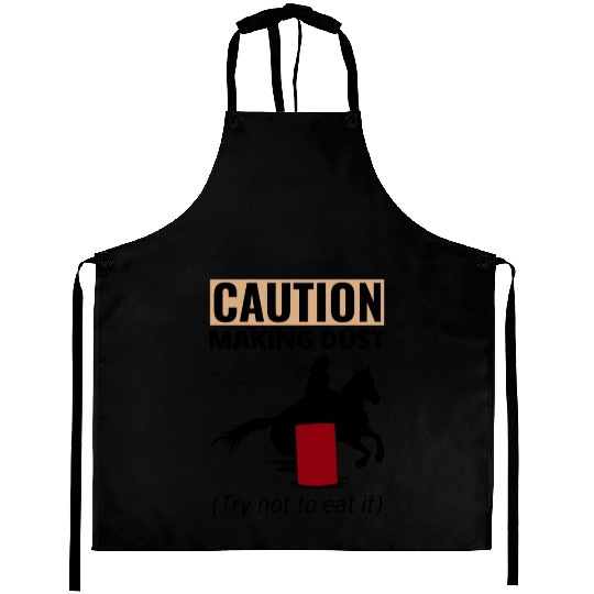 Barrel Racer Rodeo Racing Horse Riding Race Funny Aprons