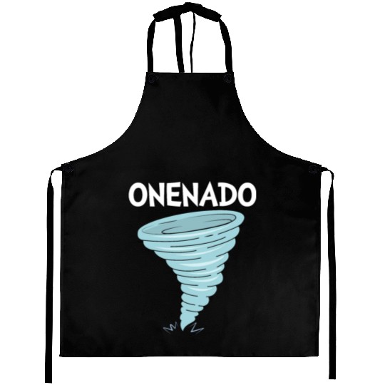 Onenado 1st Birthday Tornado Aprons