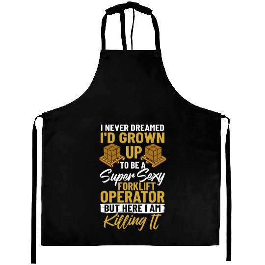 Forklift Operator Driver Lift Truck Training Aprons