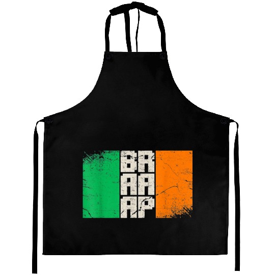 Dirt Biker Irish flag motocross Aprons