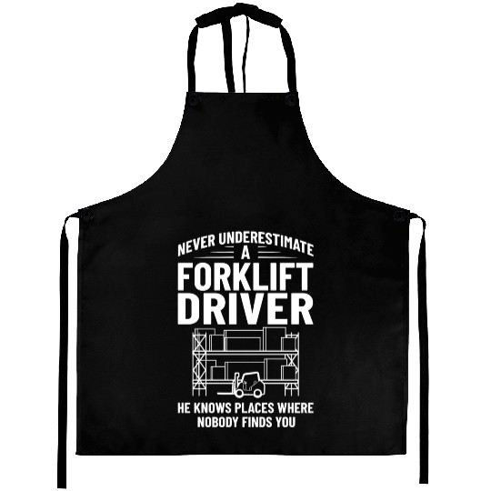 Forklift Operator Driver Lift Truck Training Aprons
