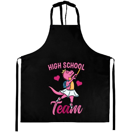 High School Team Ballet Back To School Girls Aprons