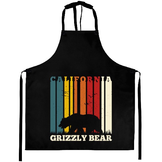 California Bear Retro Aprons