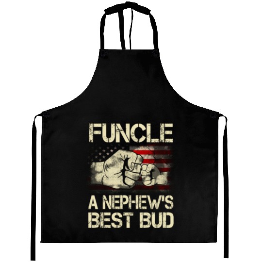 Funcle A Nephew Best Bud Us Aprons