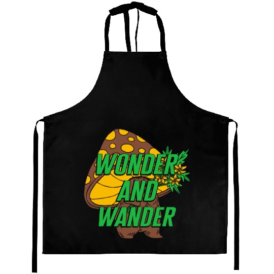Fungi Aprons, Wonder And Wander Aprons, Funny Healthy