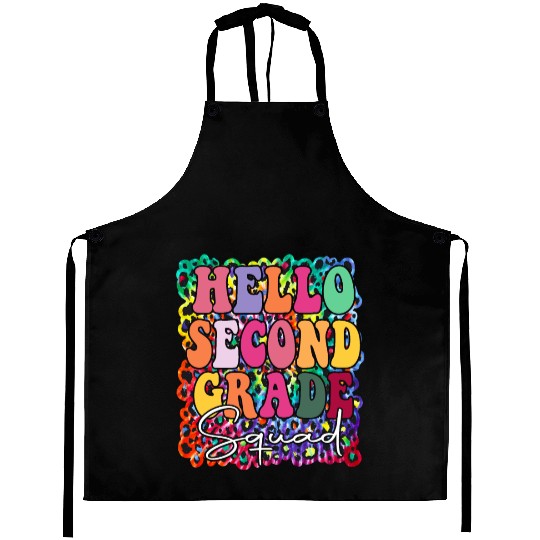 Hello Second Grade Squad 2nd Grade Back to School Aprons