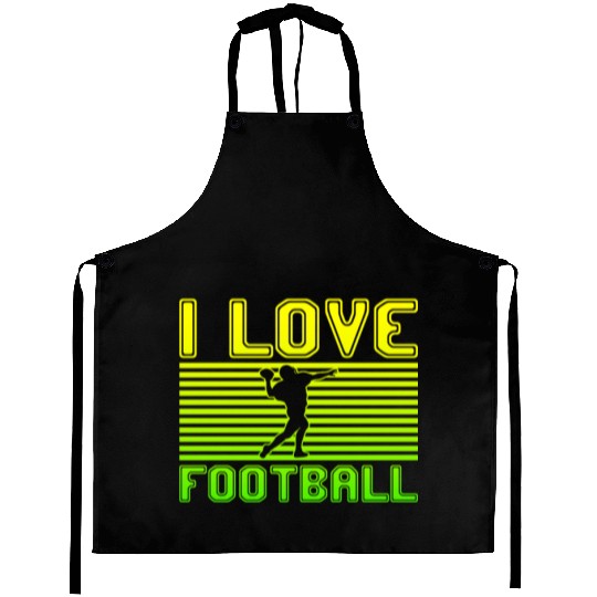 I love football Aprons