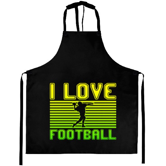 I love football Aprons