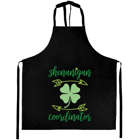 Shenanigans Coordinator Funny Teacher St Patrick s Aprons