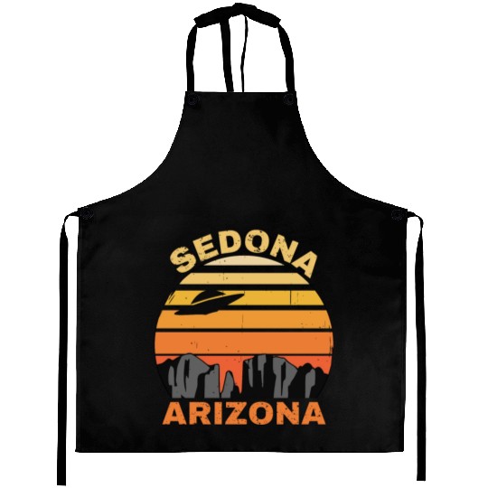 Sedona Arizonna Retro Sunset and UFO Aprons