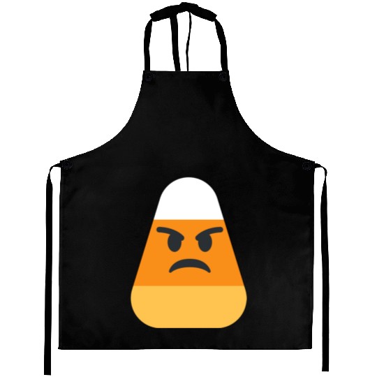 Angry Candy Corn Halloween Costume Aprons