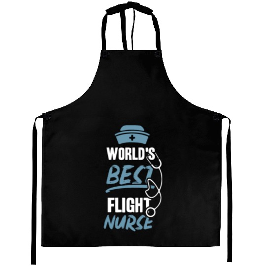 World's Best Flight Nurse Team Job Medic Aprons