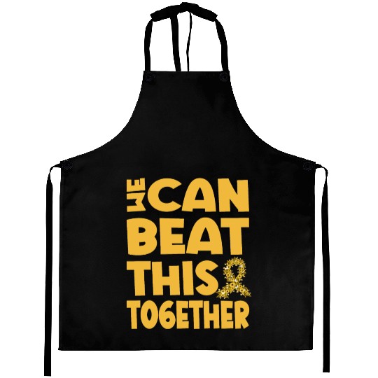 We Can Beat This Childhood Cancer Awareness Aprons