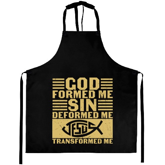 Christian Sayings Aprons