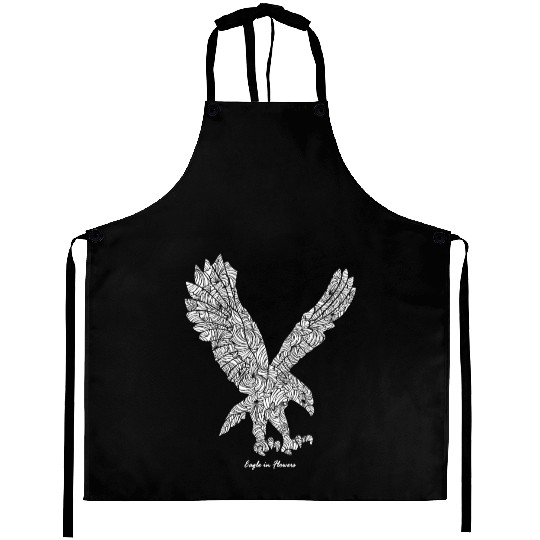 The American Eagle in Flowers Aprons
