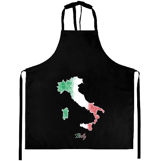 Stylized Italy Map Aprons