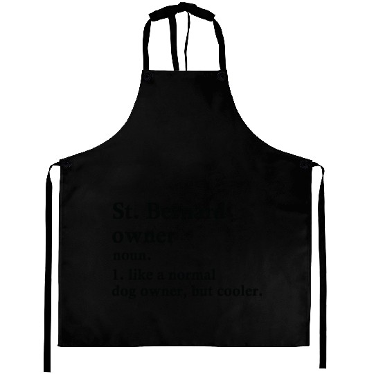 St Bernard Dog Owner Definition Aprons