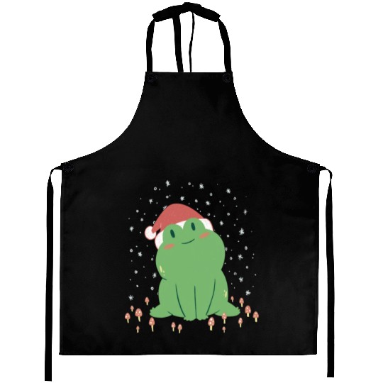 Kawaii Frog Goblincore Cottagecore Aesthetic Aprons